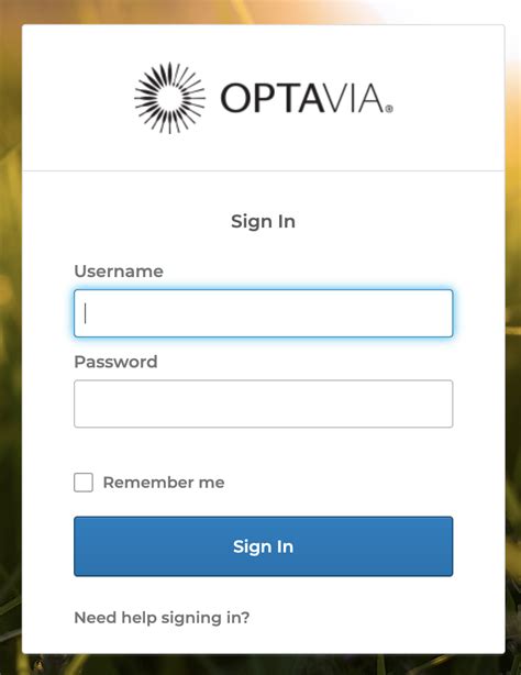 optavia log in